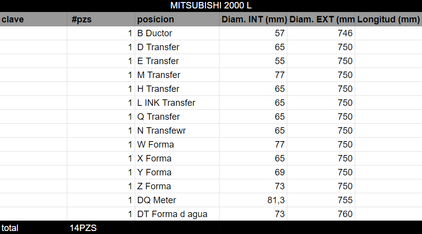 MITSUBISHI 2000 L